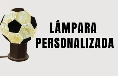 LAMPARA PERSONALIZADA DE IMPRESION 3D